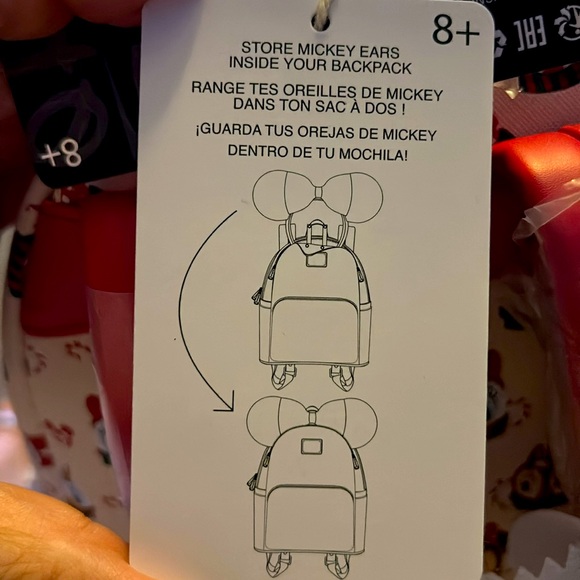 Loungefly Disney Hot Cocoa Double Strap Shoulder Bag and Ear Headband Set - Picture 8 of 8